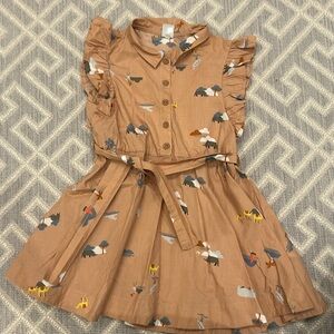 PETIT BATEAU belted dress size 6